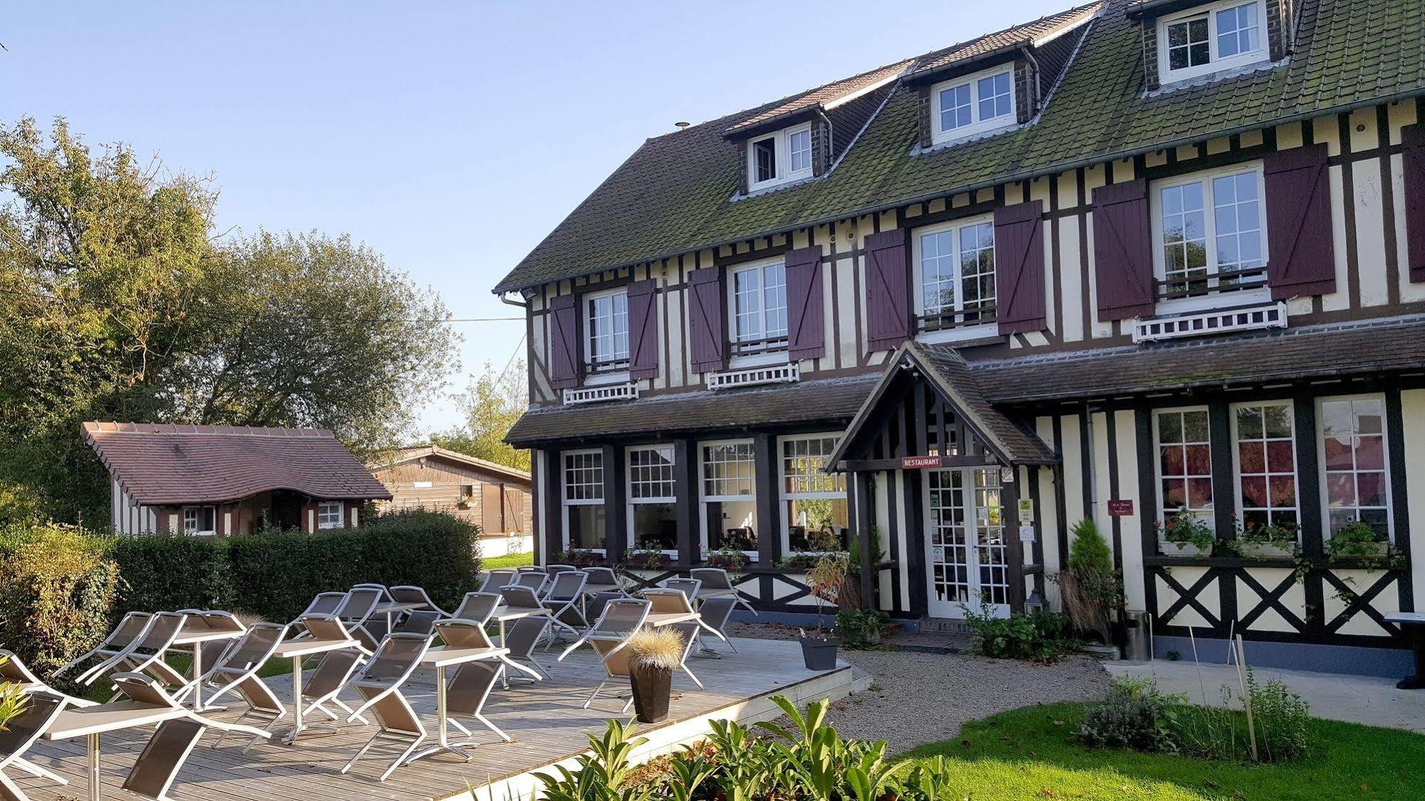 Logis Auberge Des Aulnettes Hérouville-Saint-Clair Exterior foto